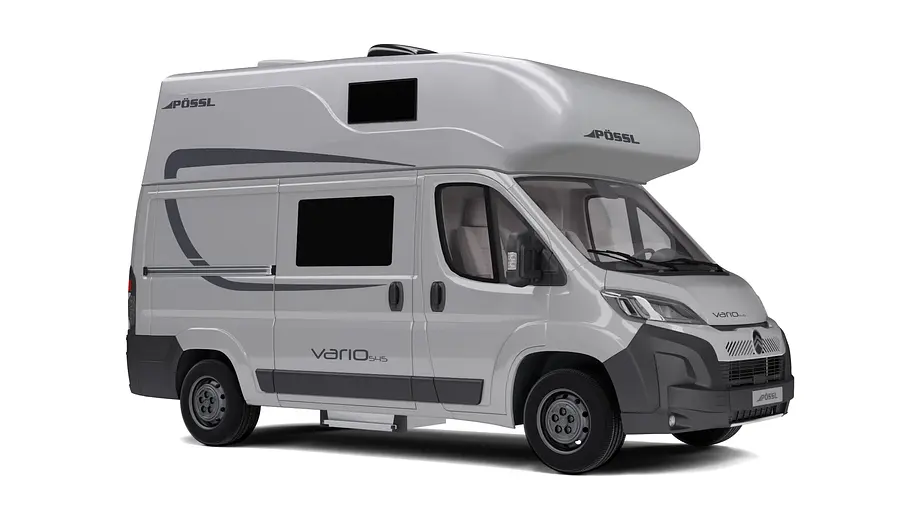 Pössl Vario 545 Das Bild zeigt den Pössl Vario 545 stehend von schräg vorne rechts fotografiert.