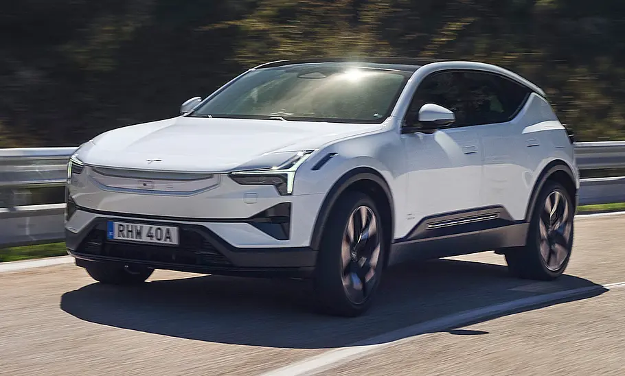Polestar 3 (2024); dynamisch, schräg vorne