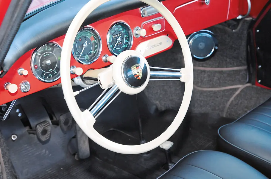 Porsche 356 A 1600 Super Coupe Fahrbericht Bilder technische Daten Cockpit