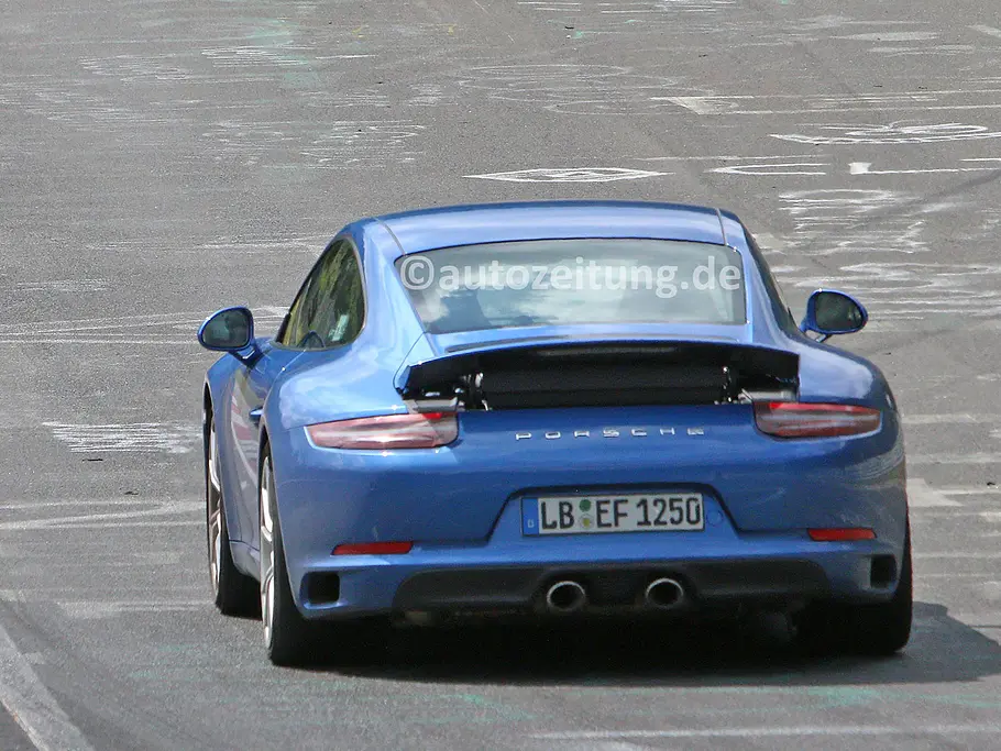 2015 Porsche 911 Facelift IAA Turbo Erlkönig