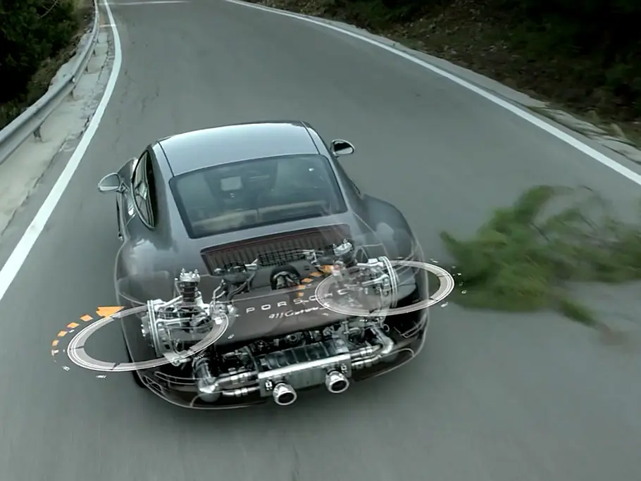 Porsche 911 Facelift Hinterachslenkung