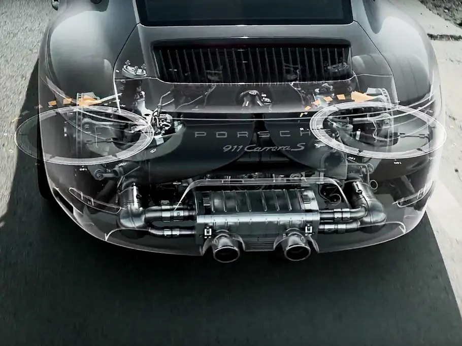 Porsche 911 2015 Hinterachslenkung
