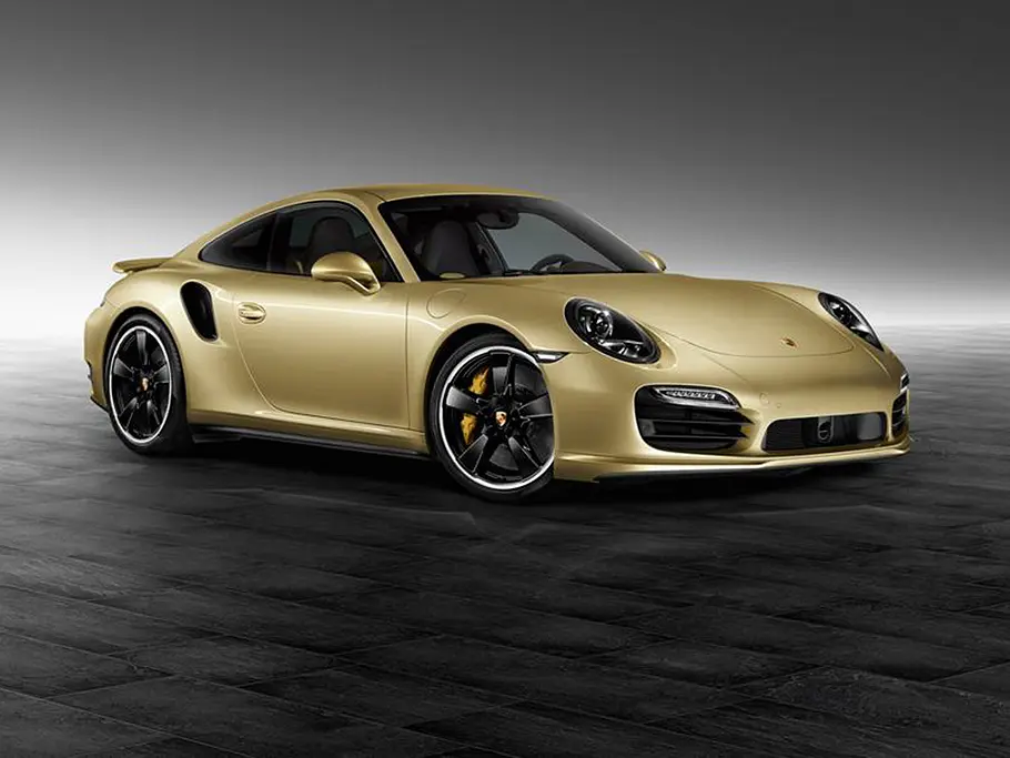 Porsche 911 Turbo Sondermodell Porsche Exclusive Lime Gold Metallic Bilder