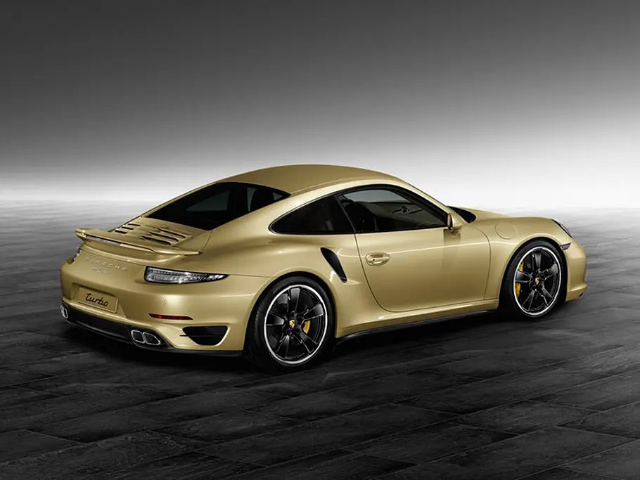 Porsche 911 Turbo Sondermodell Porsche Exclusive Lime Gold Metallic Bilder