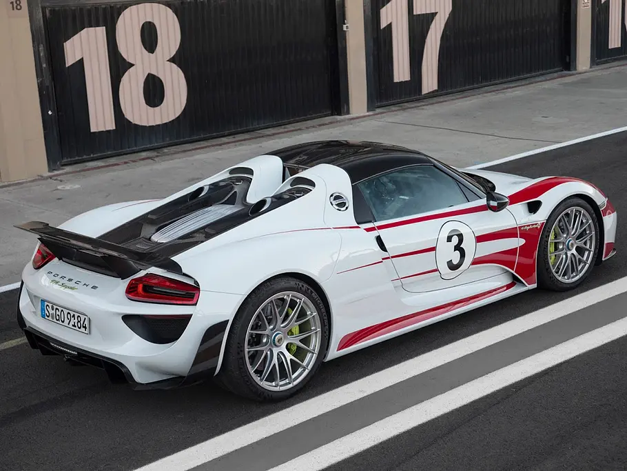 porsche 918 spyder weissach paket orange
