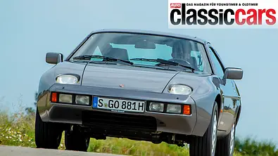 Porsche 928 Frontansicht fahrend - Foto: Hardy Mutschler