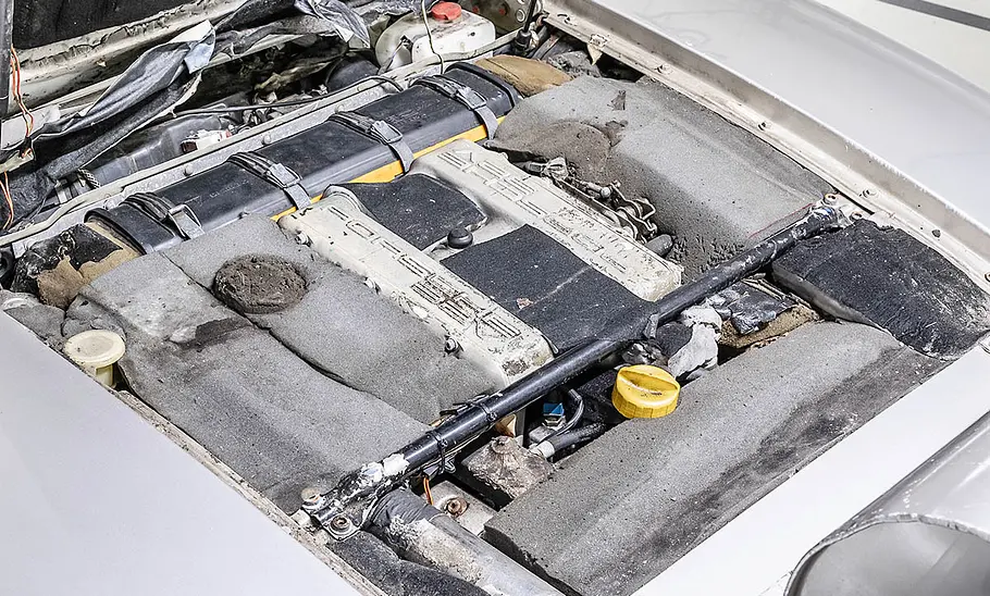 Porsche 928 Geräuschmessfahrzeug Motor