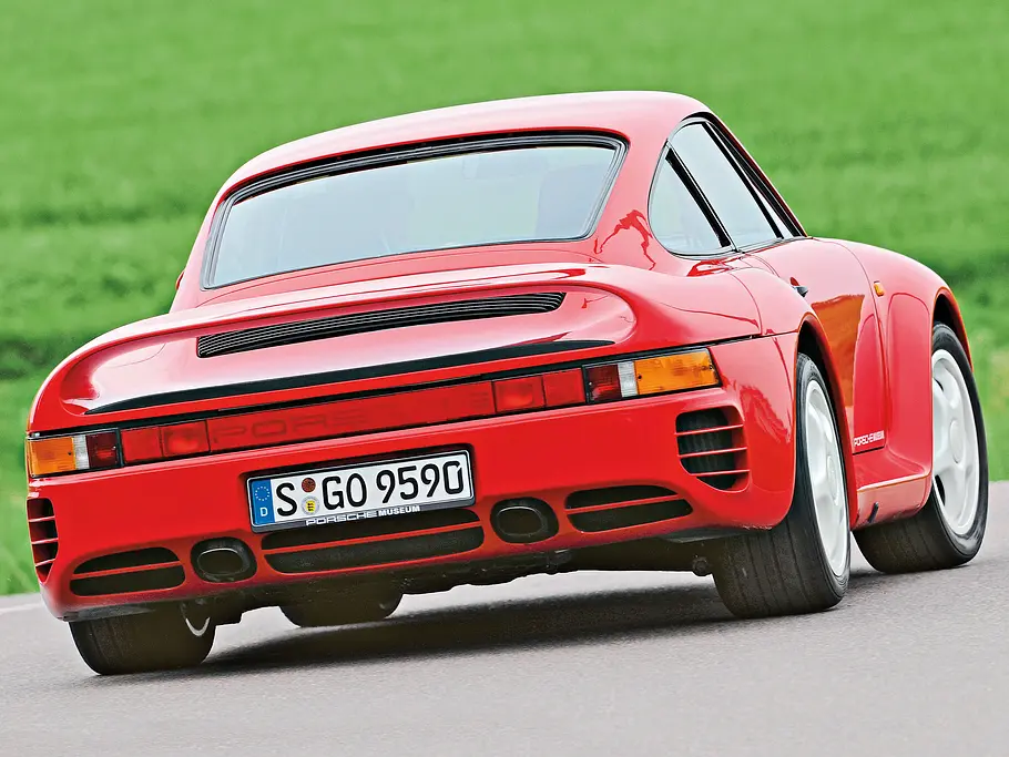 Porsche 959 Porsche 959 Vergleich Kaufberatung Bilder technische Daten Heck