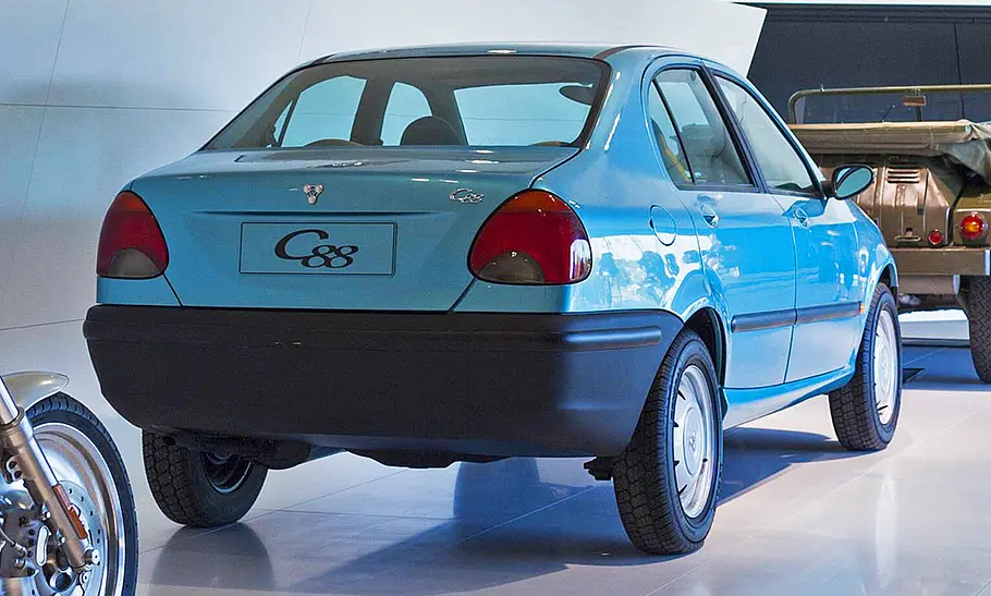 Porsche C88 (1994) Der Porsche C88 (1994) stehend von hinten.