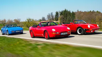 Porsche 944 Turbo Cabrio/Porsche 968 CS Cabrio/Porsche 930 Turbo Cabrio - Foto: Hardy Mutschler