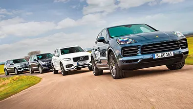 BMW X5/Mercedes GLE/Porsche Cayenne/Volvo XC90 - Foto: Aleksander Perkovic