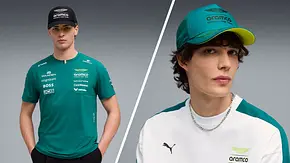 Zwei Models in Formel 1 2026 Aston Martin-Teamkleidung. - Foto: Puma Zwei Models in Formel 1 2026 Aston Martin-Teamkleidung. - Foto: Puma
