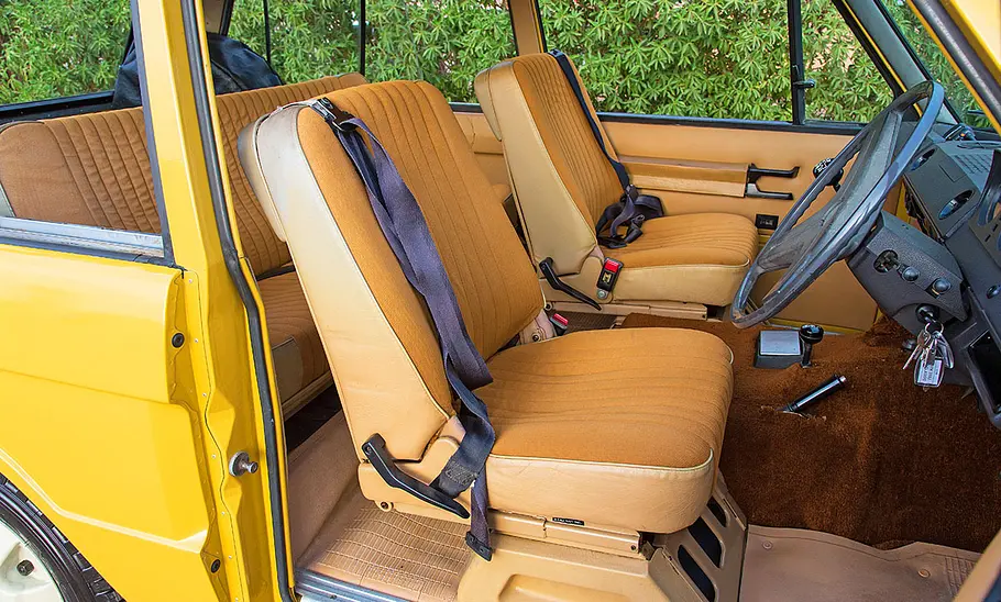Range Rover Mk1 Die Sitze des Range Rover Mk1