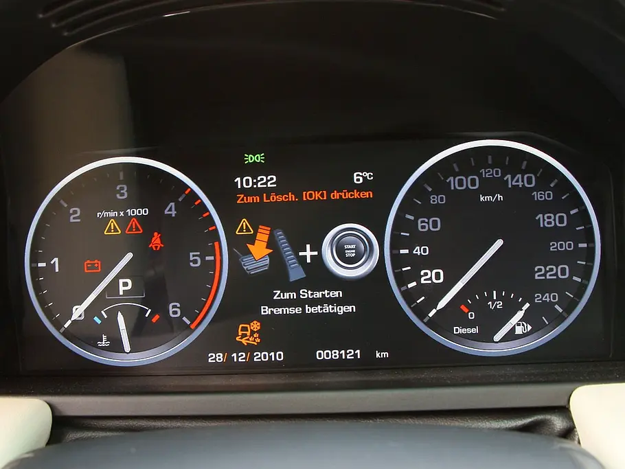 Range Rover 4.4 TDV8 Instrumententafel
