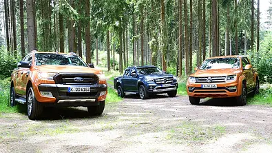 Ford Ranger/Mercedes X-Klasse/VW Amarok: Test - Foto: Zbigniew Mazar