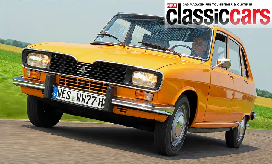 Renault 16 TL Der Renault 16 TL fahrend von schräg vorne
