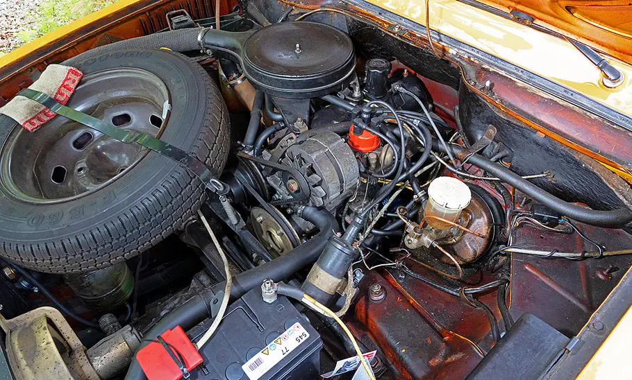 Der Motor des Renault 16 TL