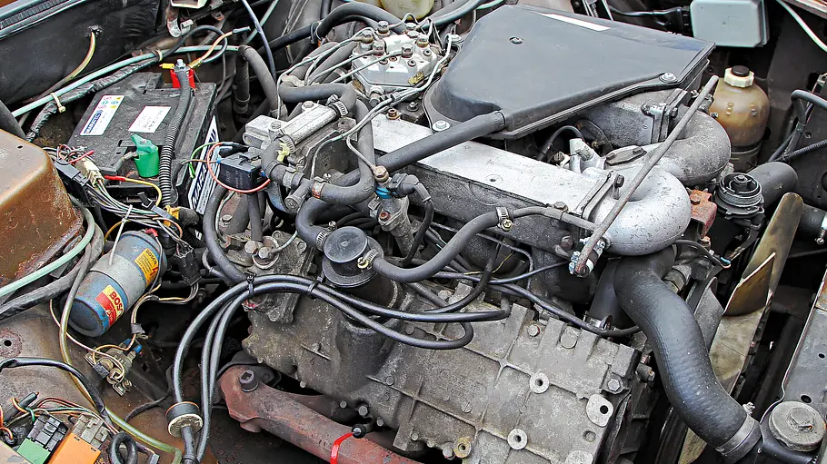 Renault 30 TX Der Motor des Renault 30 TX