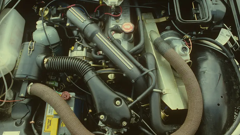 Der Motor des Renault 5 Alpine Turbo