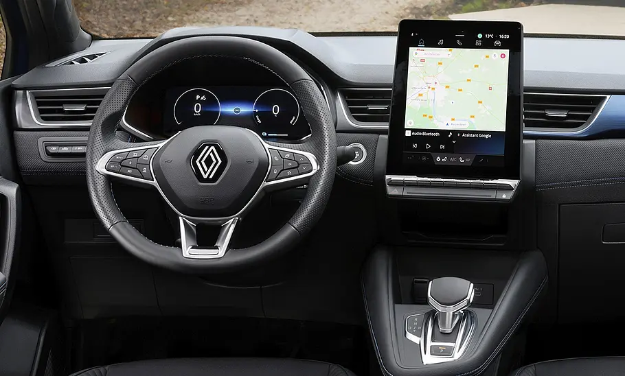 Renault Captur Facelift (2024) Das Cockpit des Renault Captur Facelift (2024).
