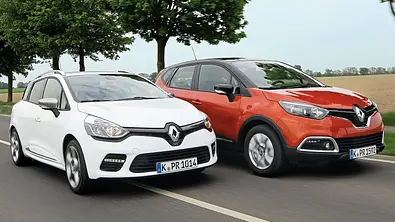 Renault Captur Clio Grandtour 2014 SUV Vergleich Bilder