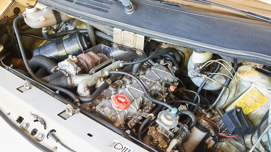 Der Motor im Renault Espace.