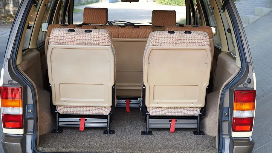 Der Kofferraum des Renault Espace.