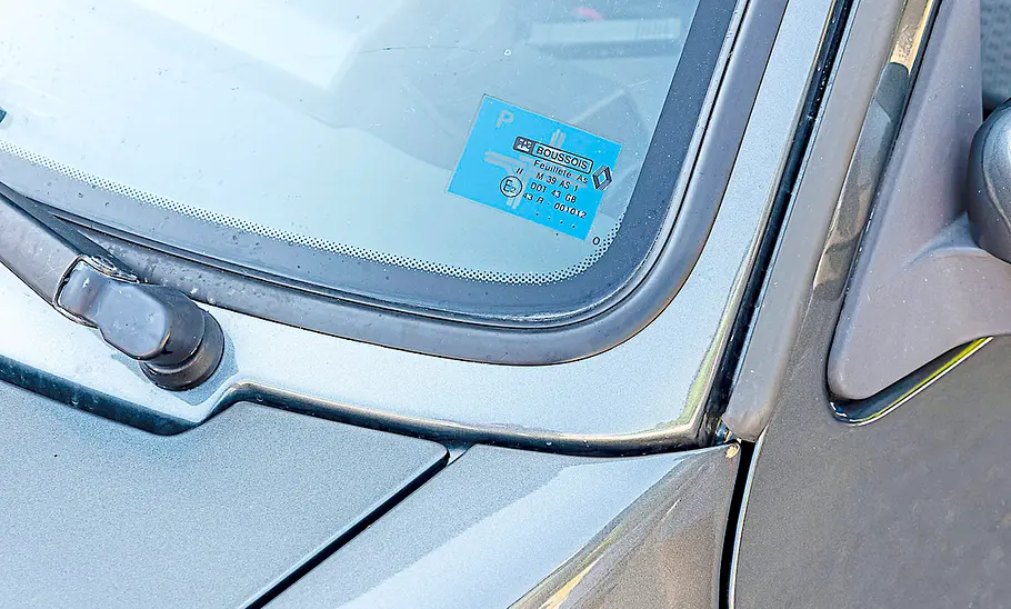 Renault 5 Windschutzscheibenrahmen des Renault 5.