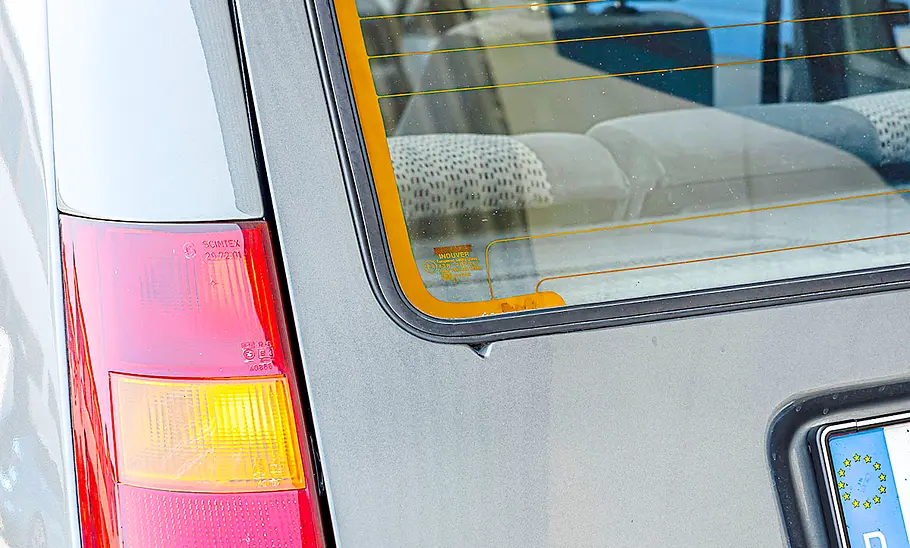Renault 5 Renault 5 Heckklappe im Detail.