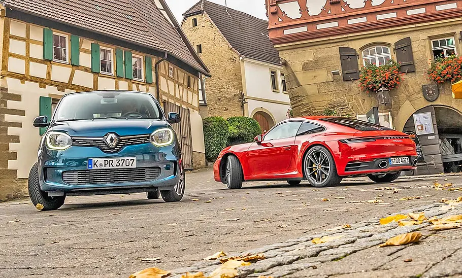 Renault Twingo/Porsche 911 Renault Twingo/Porsche 911