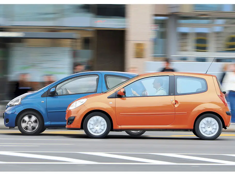 Renault Twingo und Toyota Aygo sind knapp berechnet