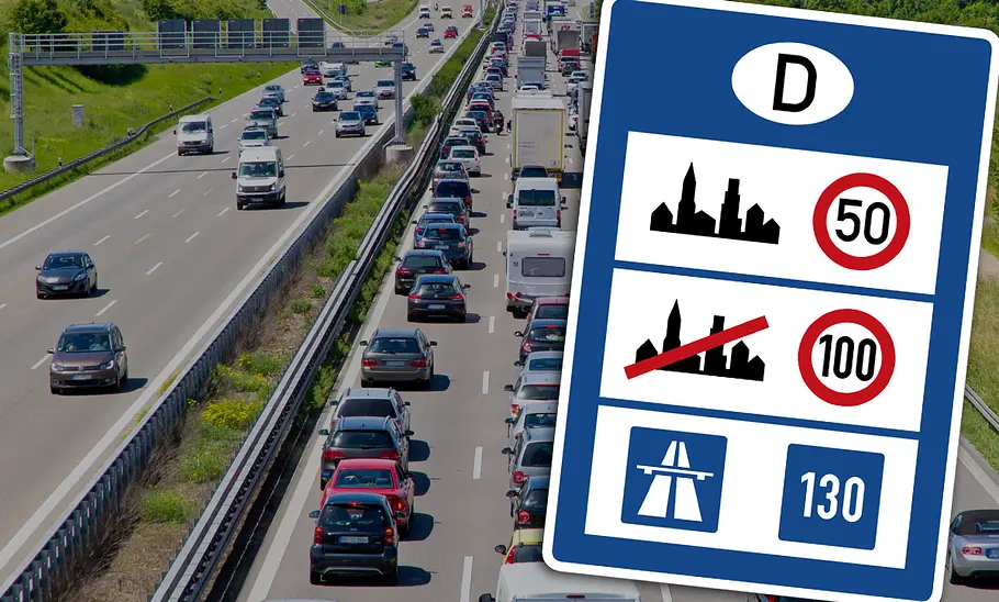 Richtgeschwindigkeit auf deutschen Autobahnen