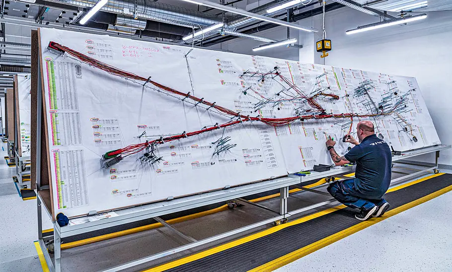 Einblick ins Rimac-Werk
