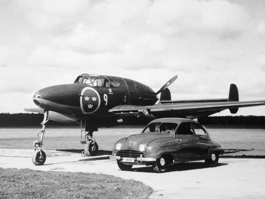 Saab 21 Jagdflugzeug/Saab 92 Saab - Kampfjet