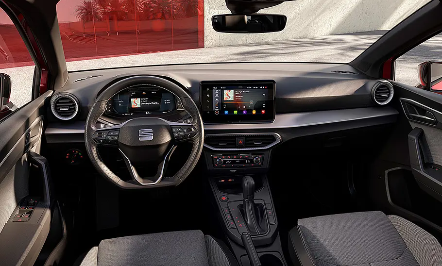Seat Ibiza Facelift (2025) Das Cockpit des Seat Ibiza Facelift (2025).