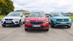 Seat Arona/Skoda Kamiq/VW T-Cross - Foto: Zbigniew Mazar Seat Arona/Skoda Kamiq/VW T-Cross - Foto: Zbigniew Mazar