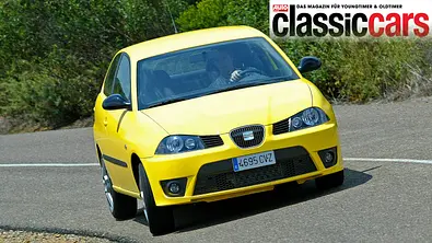 Der Seat Ibiza Cupra 1.9 TDI fahrend von vorne. - Foto: AUTO ZEITUNG