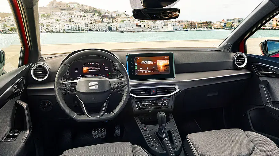Seat Ibiza Facelift (2026) Das Cockpit des Seat Ibiza.