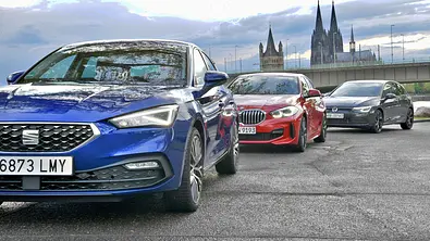 Seat Leon 1.0 eTSI/BMW 116i/VW Golf 1.0 eTSI - Foto: Zbigniew Mazar
