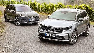 Seat Tarraco 2.0 TDI 4Drive/Kia Sorento 2.2 CRDi AWD - Foto: Niklas Gotta