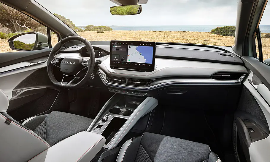 Das Cockpit des Skoda Elroq (2024).