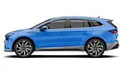 Blick von der Seite auf den Skoda Enyaq. - Foto: Carwow