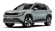 Der Skoda Epiq statisch von schräg vorne links. - Foto: Carwow