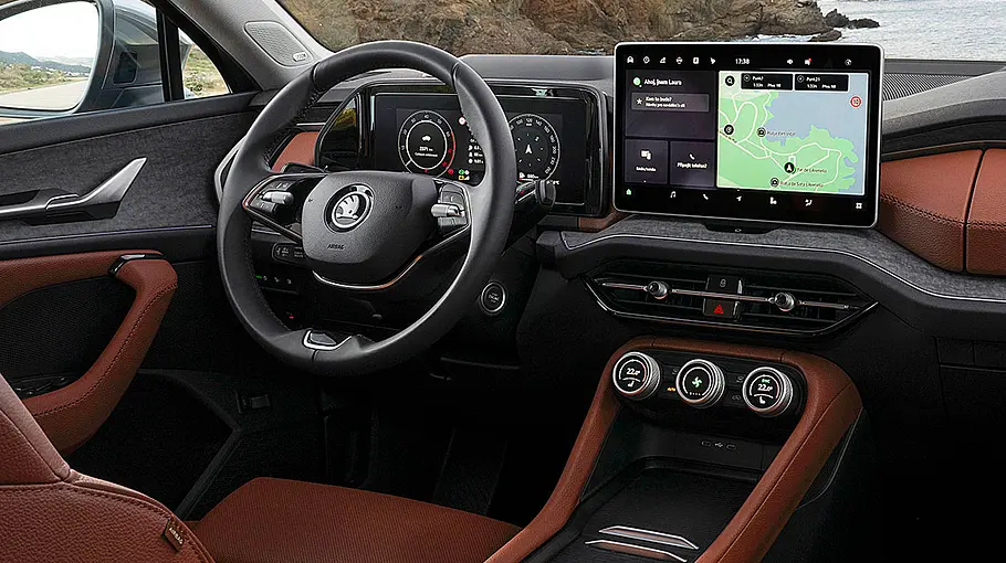 Skoda Kodiaq Das Cockpit des Skoda Kodiaq.