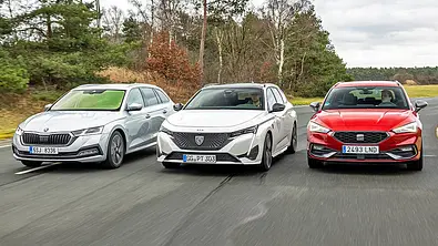 Skoda Octavia Combi/Peugeot 308 SW/Seat Leon Sportstourer - Foto: Frank Ratering
