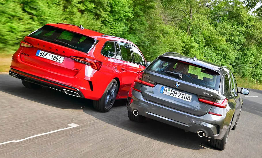 Skoda Octavia RS 4x4 Combi/BMW 320d xDrive Touring Skoda Octavia RS 4x4 Combi/BMW 320d xDrive Touring