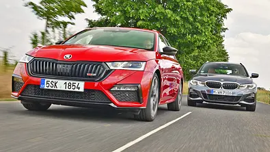 Skoda Octavia RS 4x4 Combi/BMW 320d xDrive Touring - Foto: Zbigniew Mazar
