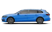 Der Skoda Superb von der Seite. - Foto: Carwow