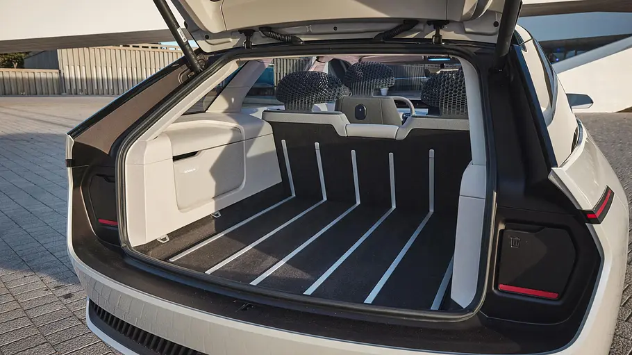 Der Kofferraum des Skoda Vision O.