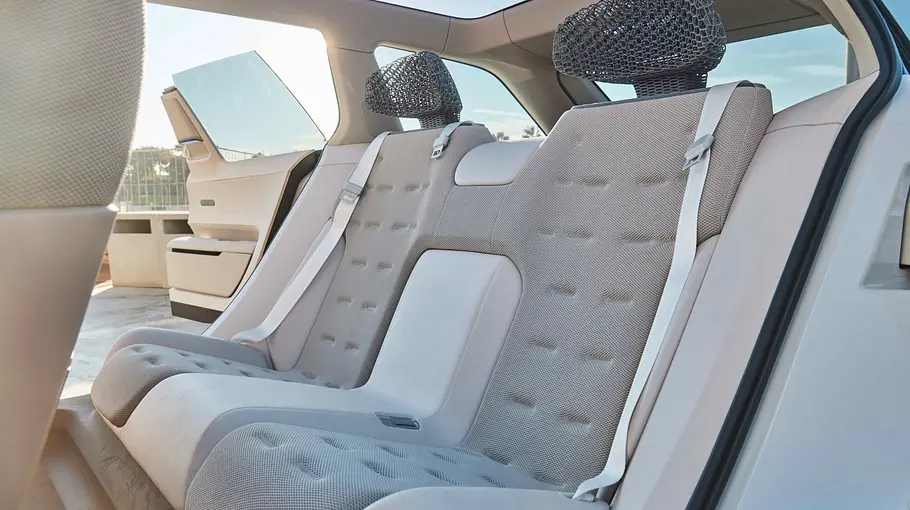 Die Rücksitzbank im Skoda Vision O.